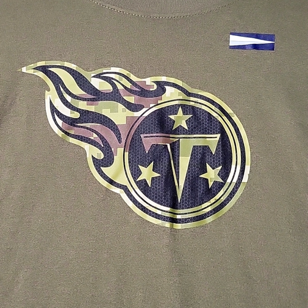 Tennessee Titans Nike Olive 2021 Salute To Service Legend Performance T-Shirt